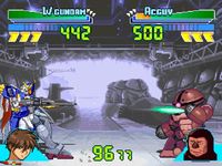 Gundam Battle Assault, capture d'écran